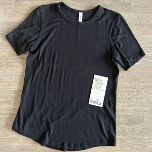 Lululemon Hold Tight Short Sleeve Top Black Size 12